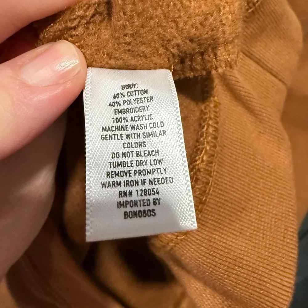 Bonobos Tan Sweatshirt with Giraffe Design - Picture 6 of 6